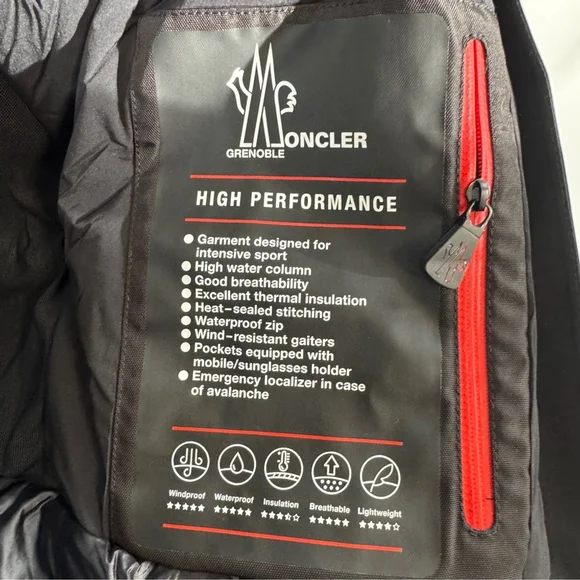 NWT Moncler Grenoble Chanavey down ski jacket size 3 - Picture 8 of 16